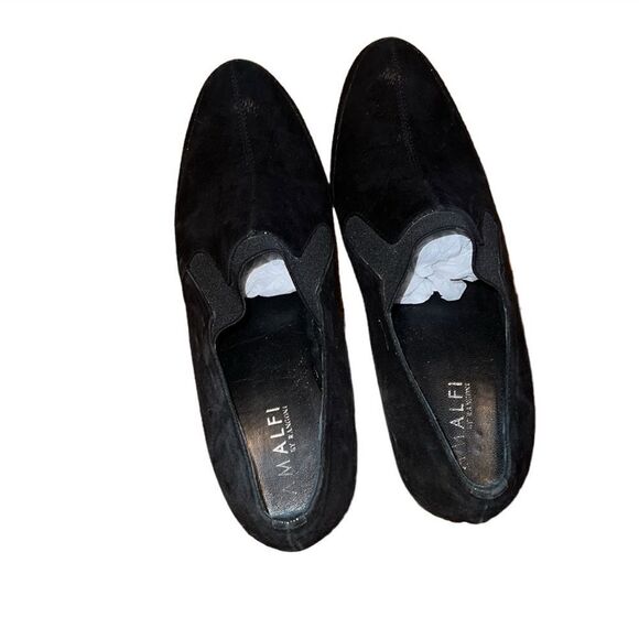 Amalfi Black Fabric Boots Size 10 M - Picture 2 of 5